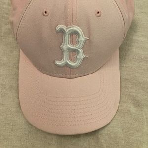 Boston Red Sox Embroidered Pink Cap